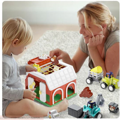 IPLAY ILEARN MUSICAL BARN SORTER PLAYSET