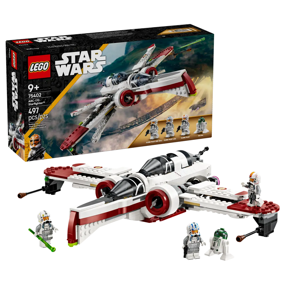LEGO 75402 STAR WARS ARC-170 STARFIGHTER - Toyworld Frankston