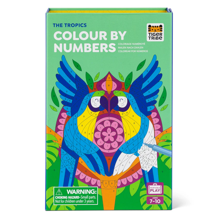 TIGER TRIBE COLOUR BY NUMBER - THE TROPICS - Toyworld Frankston