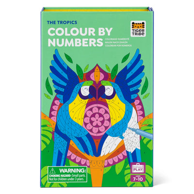 TIGER TRIBE COLOUR BY NUMBER - THE TROPICS