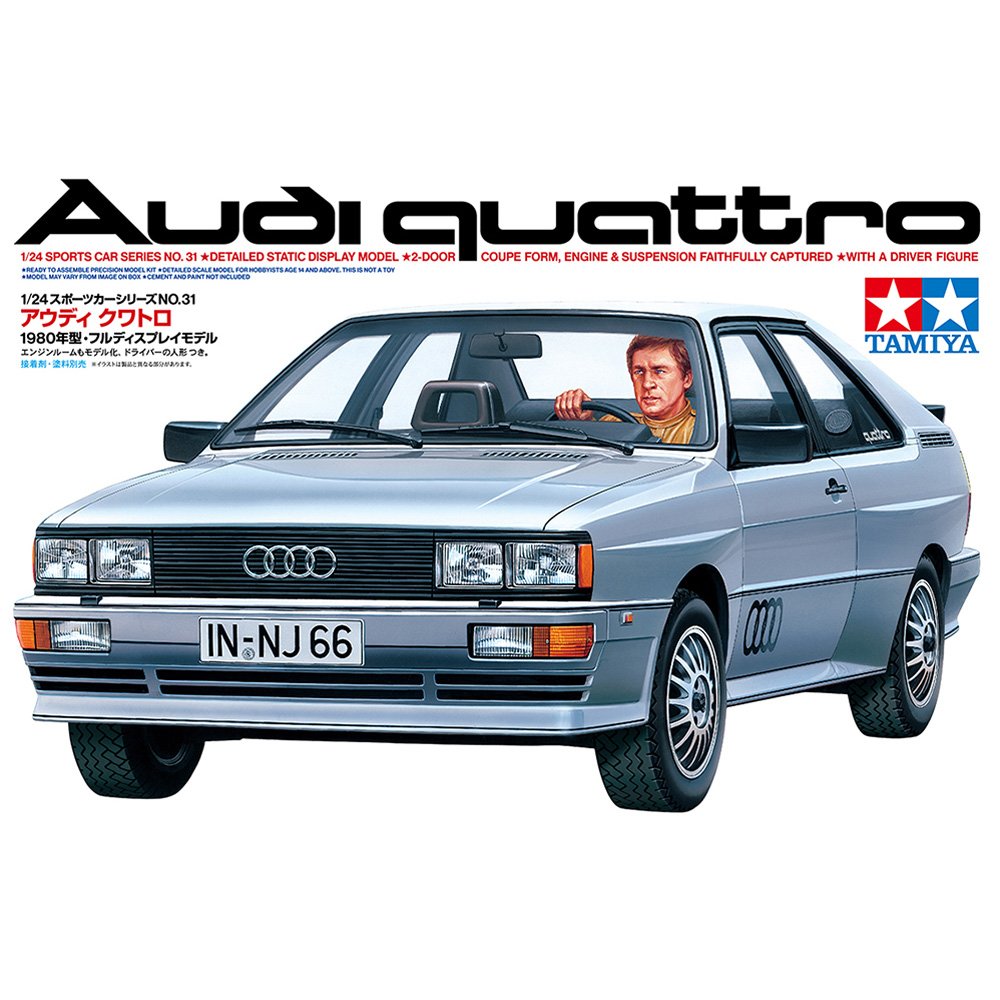 TAMIYA 1/24 AUDI QUATTRO - Toyworld Frankston