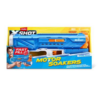 ZURU XSHOT FAST FILL MOTOR SOAKERS - HYDRA PULSE BLUE - Toyworld Frankston