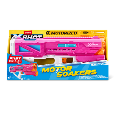 ZURU XSHOT FAST FILL MOTOR SOAKERS - HYDRA PULSE PINK - Toyworld Frankston