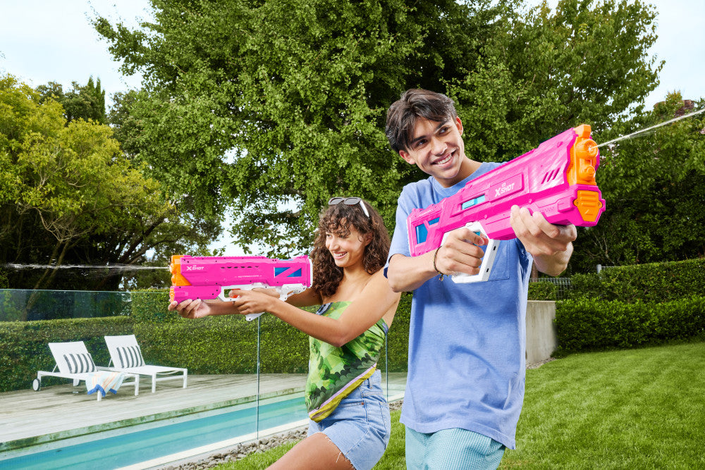ZURU XSHOT FAST FILL MOTOR SOAKERS - HYDRA PULSE PINK - Toyworld Frankston