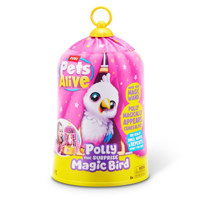 ZURU PETS ALIVE POLLY THE SURPRISE MAGIC BIRD SERIES 1 - Toyworld Frankston