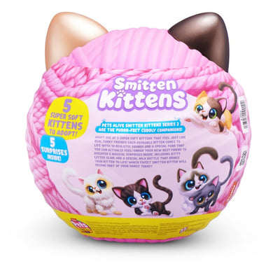 ZURU PETS ALIVE SMITTEN KITTENS INTERACTIVE SERIES 2 - ASSORTED DESIGNS - Toyworld Frankston