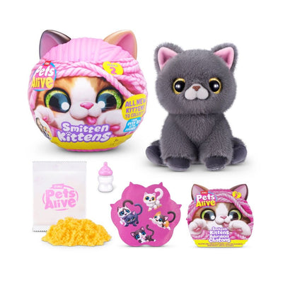 ZURU PETS ALIVE SMITTEN KITTENS INTERACTIVE SERIES 2 - ASSORTED DESIGNS - Toyworld Frankston
