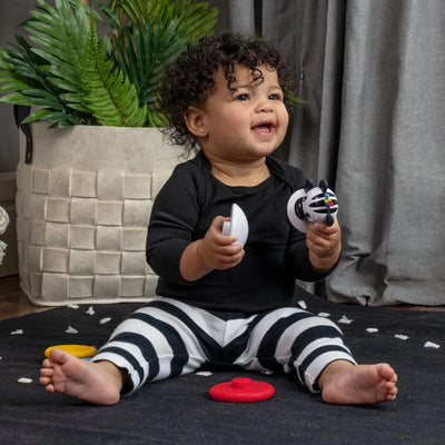 BABY EINSTEIN STACK & WOBBLE ZEN TEETHER TOY - Toyworld Frankston
