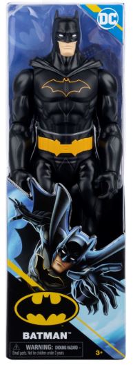 BATMAN 12 INCH FIGURE CLASSIC BLACK BATMAN - Toyworld Frankston