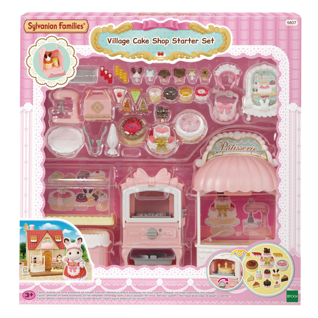 SYLVANIAN FAMILIES - VILLAGE CAKE SHOP STARTER SET - Toyworld Frankston