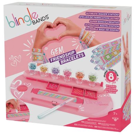 BLINGLE BANDS GEM FRIENDSHIP BRACELET MAKING STATION - Toyworld Frankston