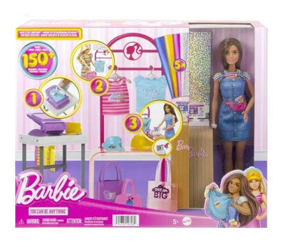BARBIE YOU CAN BE ANYTHING -  MAKE AND SELL BOUTIQUE - Toyworld Frankston