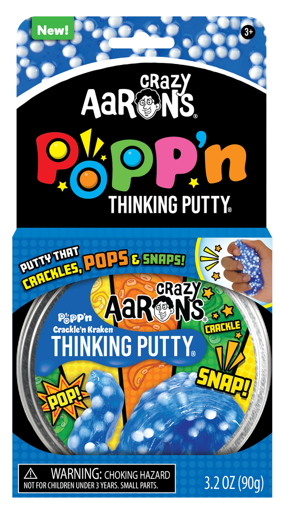 CRAZY AARON'S THINKING PUTTY CRACKLE'M KRAKEN - POPP'N