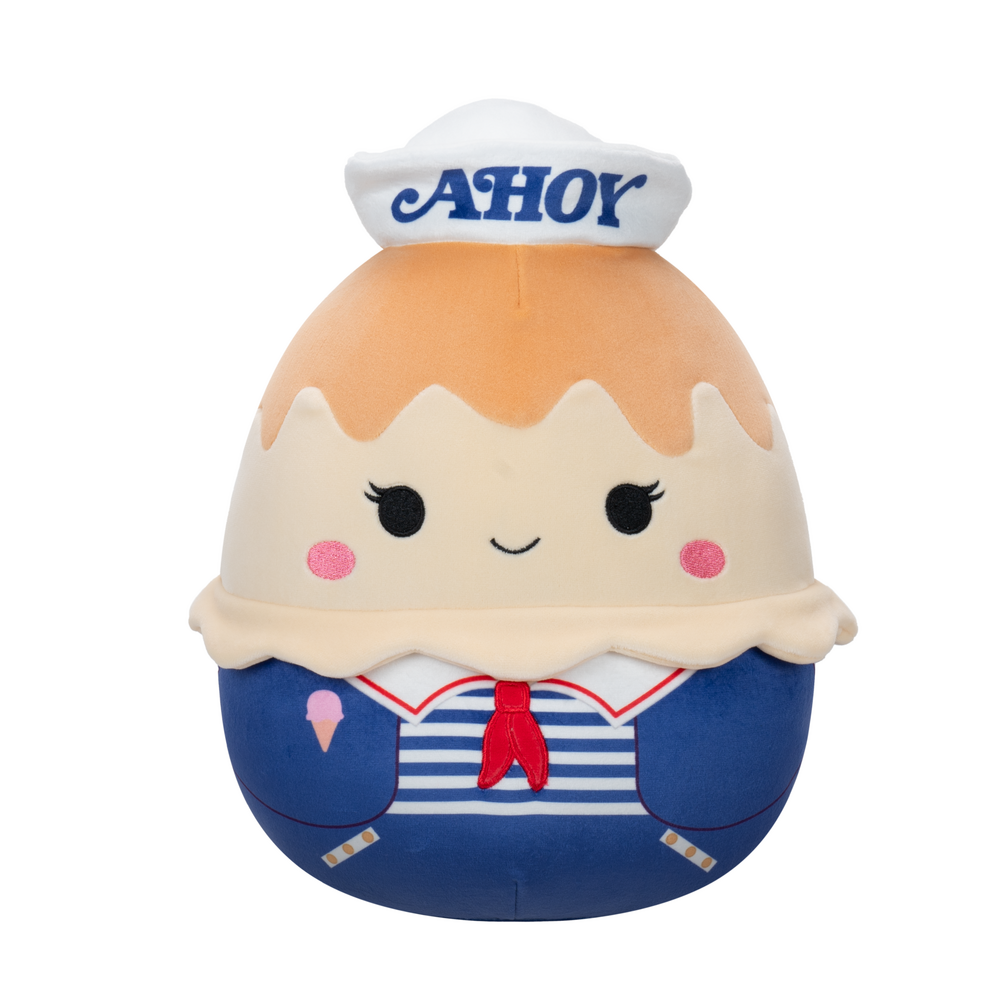 SQUISHMALLOW 8" PLUSH STRANGER THINGS - ICE CREAM AHOY USS BUTTERSCOTCH - Toyworld Frankston