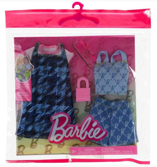 BARBIE FASHION 2 PACK - DENIM DRESS