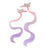 PINK POPPY - BUTTERLY HAIR CLIPS WITH HAIR EXTENSION