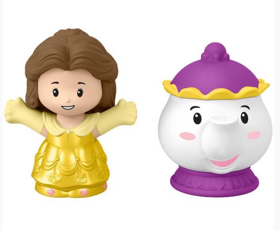 FISHER PRICE LITTLE PEOPLE - DISNEY PRINCESS - BELLE AND MRS POTTS