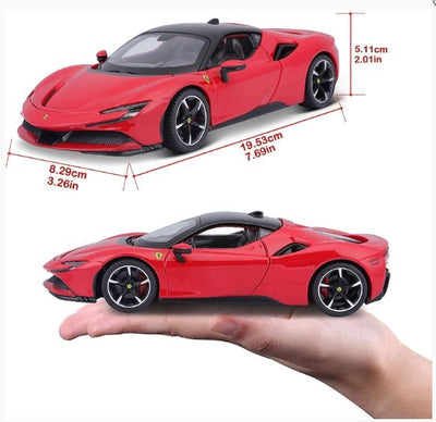 BURAGO FERRARI RACE AND PLAY -SF90 STRADALE 1:24 - Toyworld Frankston