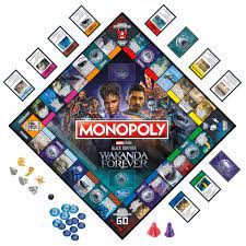 MONOPOLY - BLACK PANTER - WAKANDA FOREVER - Toyworld Frankston