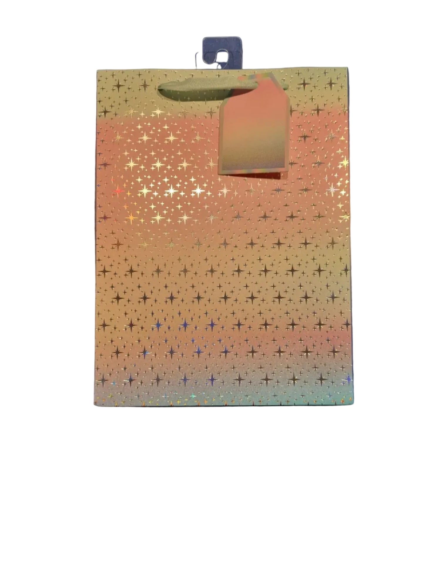 GIFT BAG SMALL - SMALL STAR 37044 - BLUE STRIPE