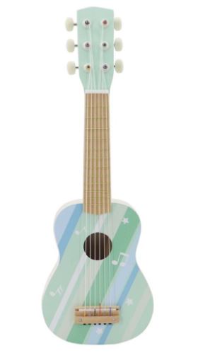CALM AND BREEZY  WOODEN GUITAR MISTY AQUA - Toyworld Frankston