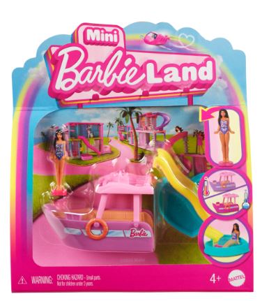 MINI BARBIE LAND - BARBIE DREAM BOAT - Toyworld Frankston