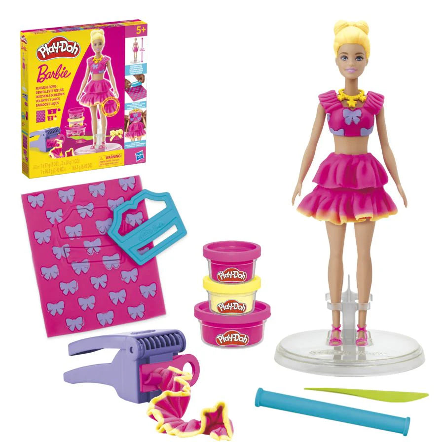 PLAY-DOH BARBIE - RUFFLES AND BOWS - Toyworld Frankston