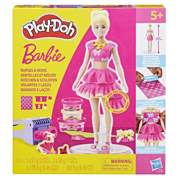 PLAY-DOH BARBIE - RUFFLES AND BOWS - Toyworld Frankston