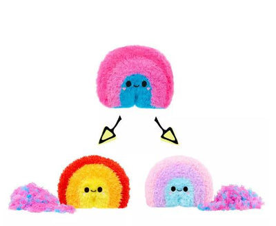 FLUFFIE STUFFIEZ SURPRISE REVEAL SMALL PLUSH - RAINBOW - Toyworld Frankston