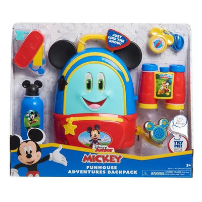 DISNEY JR MICKEY MOUSE FUNHOUSE ADVENTURE BACKPACK - Toyworld Frankston