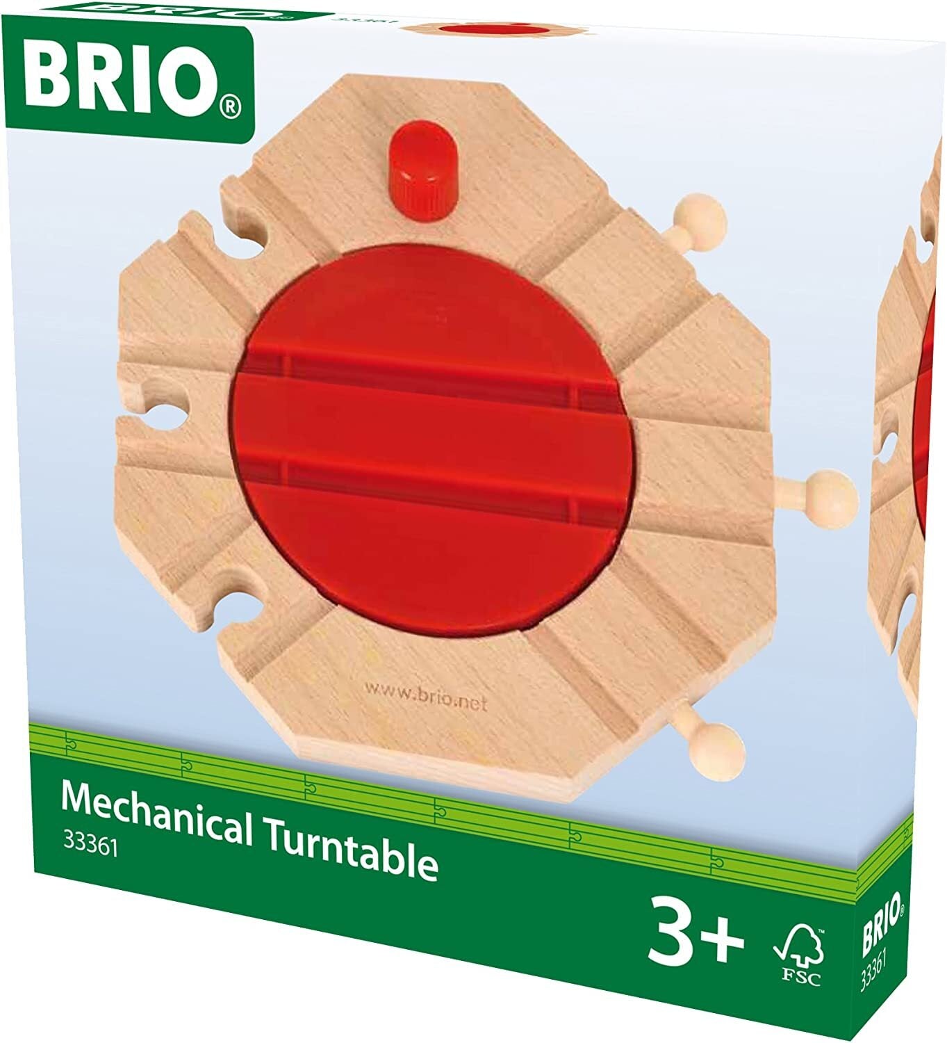 BRIO TRACKS - MECHANICAL TURNTABLE - Toyworld Frankston