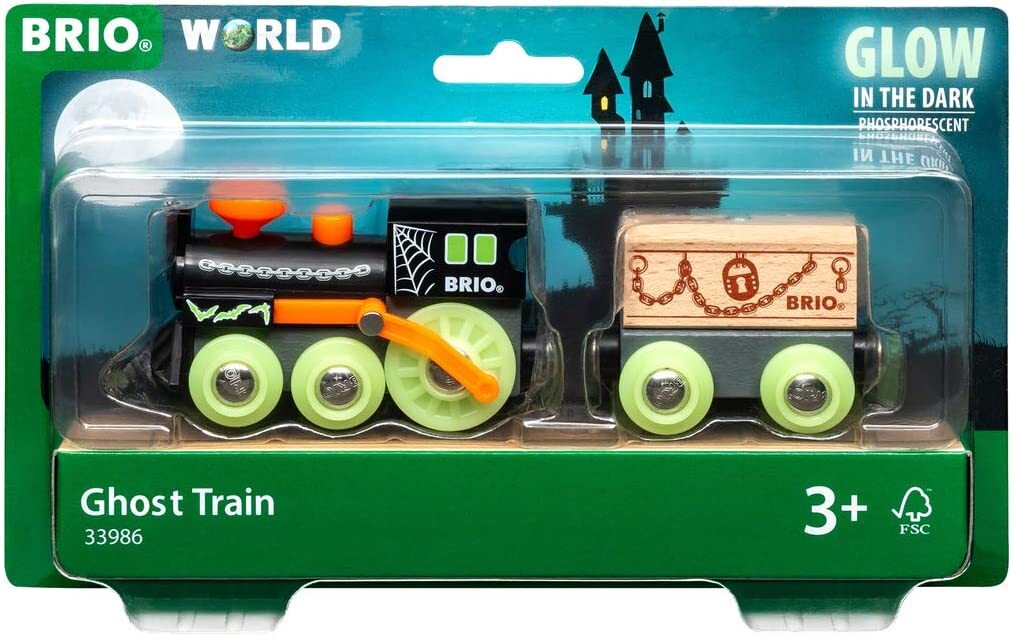 BRIO GLOW IN THE DARK GHOST TRAIN - 33986 - Toyworld Frankston
