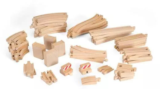 BRIO - 50 PIECE TRACK PACK - Toyworld Frankston