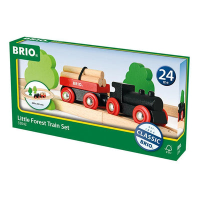 BRIO CLASSIC - LITTLE FOREST TRAIN SET - 18 PIECES - Toyworld Frankston
