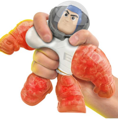 HEROES OF GOO JIT ZU BUZZ LIGHTYEAR ORANGE SUPER SQUISHY FIGURE - Toyworld Frankston