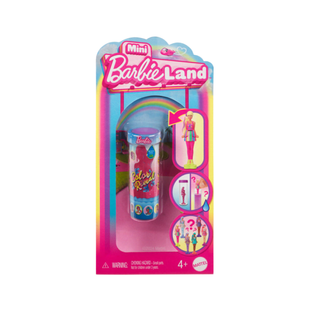 MINI BARBIE LAND - BARBIE COLOUR REVEAL DOLL - Toyworld Frankston