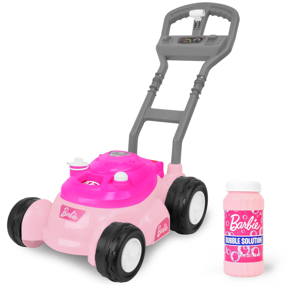 BARBIE BUBBLE & GO MOWER & BUBBLE SOLUTION 118 ML - Toyworld Frankston