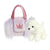 FANCY PALS BICHON PURPLE FRILL BAG WITH CROWN