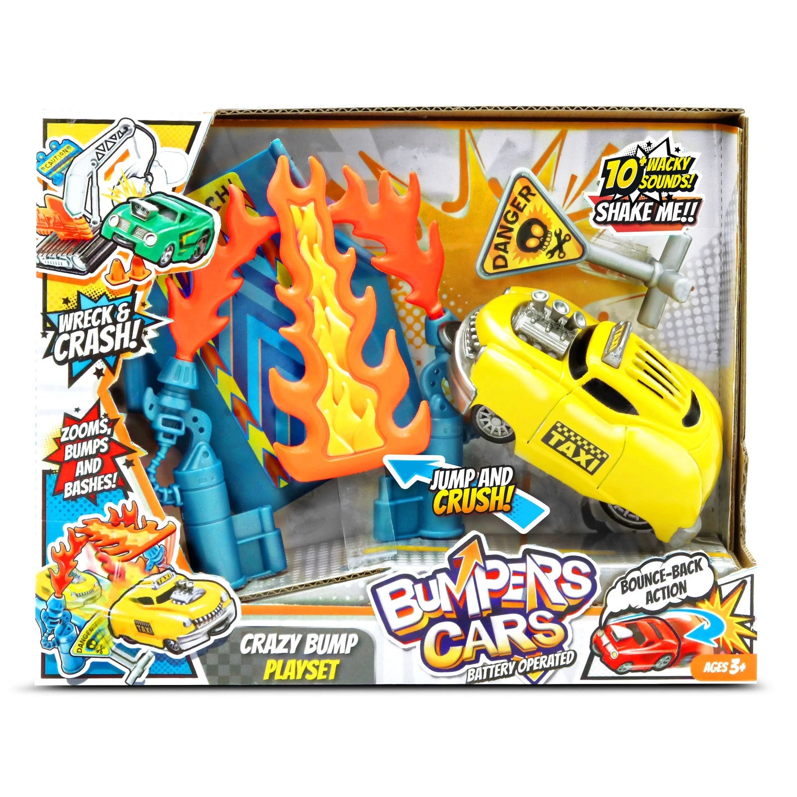 BUMPER CARS - CRAZY BUMP AND CRASH PLAYSET - Toyworld Frankston