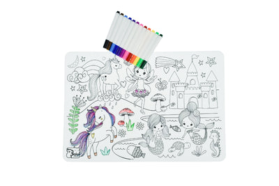 KOALA DREAM REUSABLE SILICONE DRAWING MAT - ENCHANTED KINGDOM