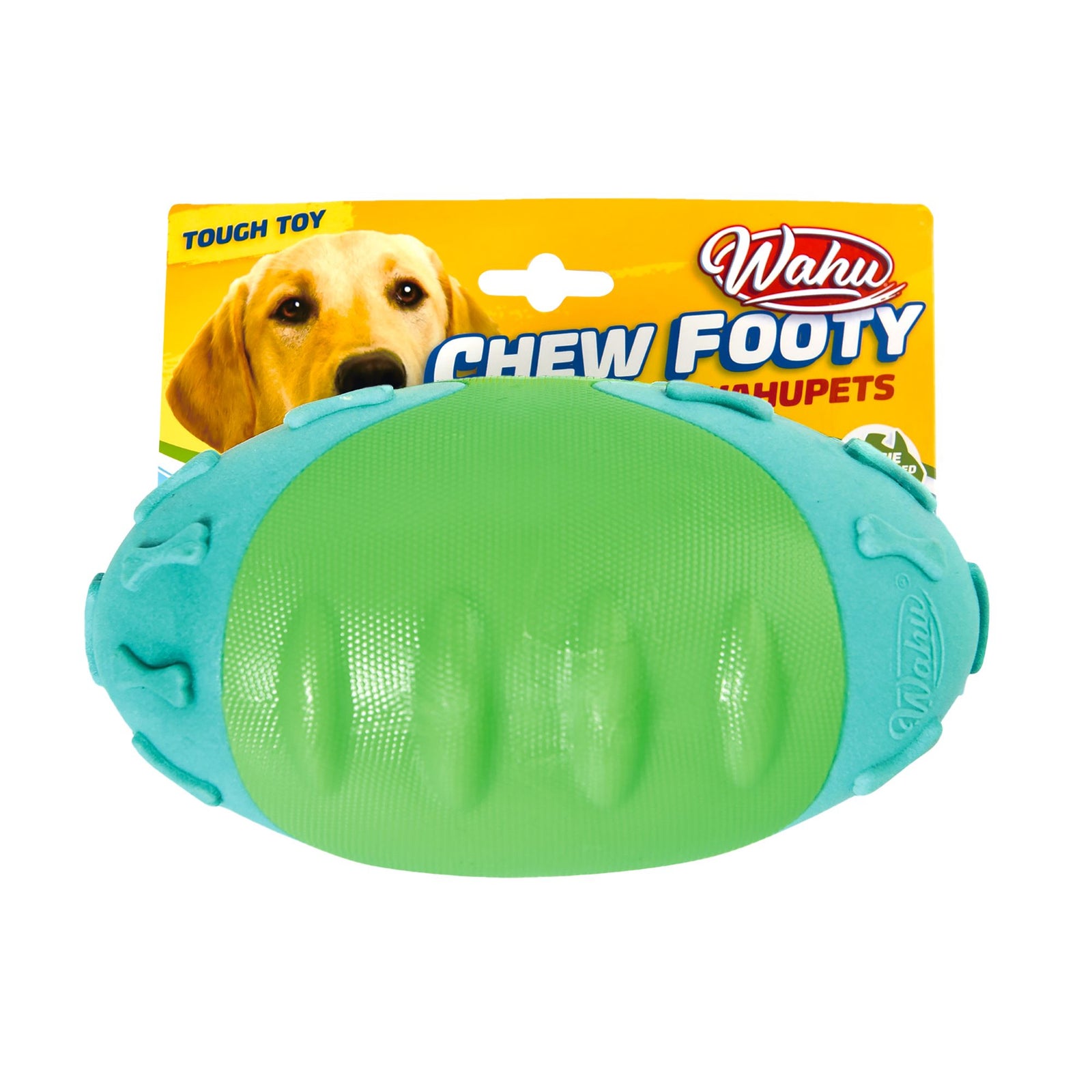 WAHU PET TOUGH CHEW FOOTY - Toyworld Frankston