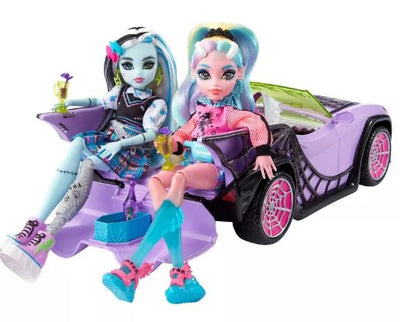 MONSTER HIGH - SKULLMATE SECRETS - GHOUL  CAR - Toyworld Frankston