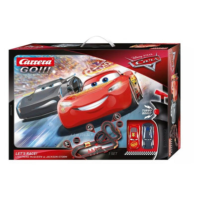 CARRERA GO DISNEY CARS - LETS RACE 6.2M SLOT CAR SET - Toyworld Frankston