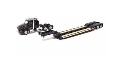 KENWORTH 1:87 40IN -SLEEPER TANDEM TRACTOR WITH LOWBOY TRAILER AND CAT 320D L HYDRAULIC EXCAVATOR - Toyworld Frankston