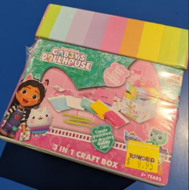 GABBYS DOLLHOUSE 3 IN 1 CRAFT BOX - Toyworld Frankston