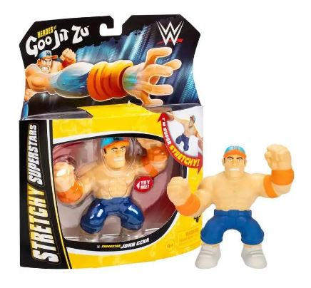 HEROES OF GOO JIT ZU WWE STRECHY SUPERSTARS JOHN CENA