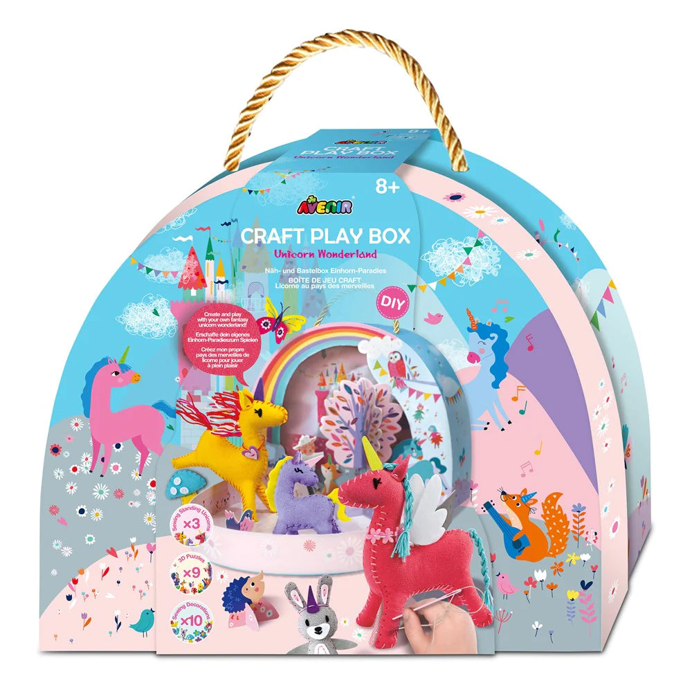 AVENIR - CRAFT PLAY BOX - UNICORN WONDERLAND - Toyworld Frankston