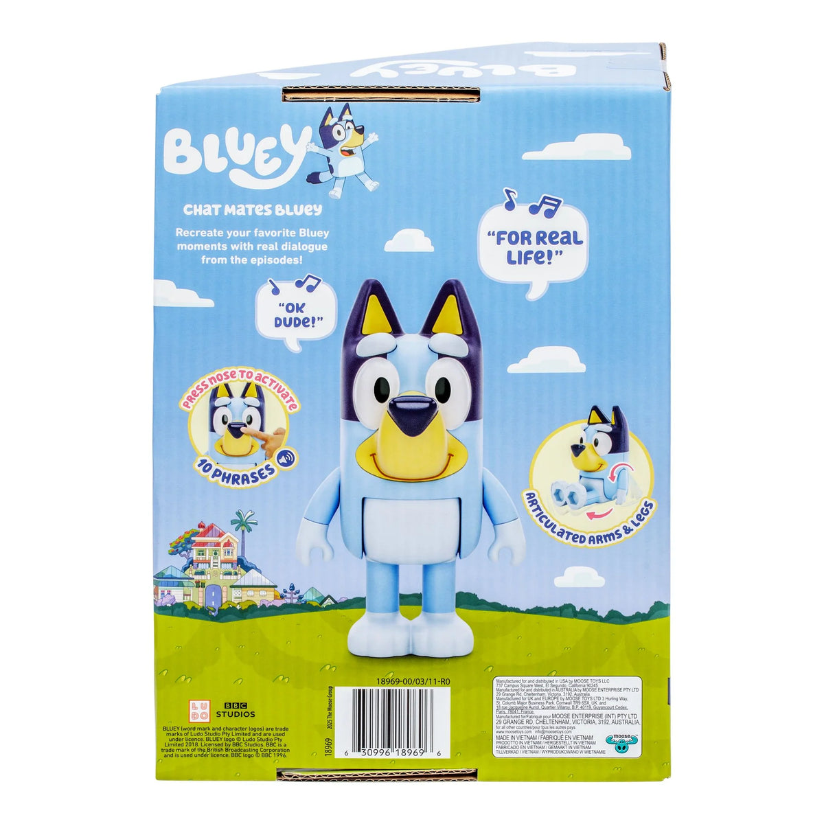 BLUEY CHAT MATES TALKING FIGURE