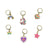 PINK POPPY RAINBOW UNICORN 6 PACK SHOELACE CHARM SET