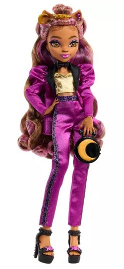 MONSTER HIGH  CLAWDEEN WOLF IN  MONSTER BALL PARTY DRESS - Toyworld Frankston